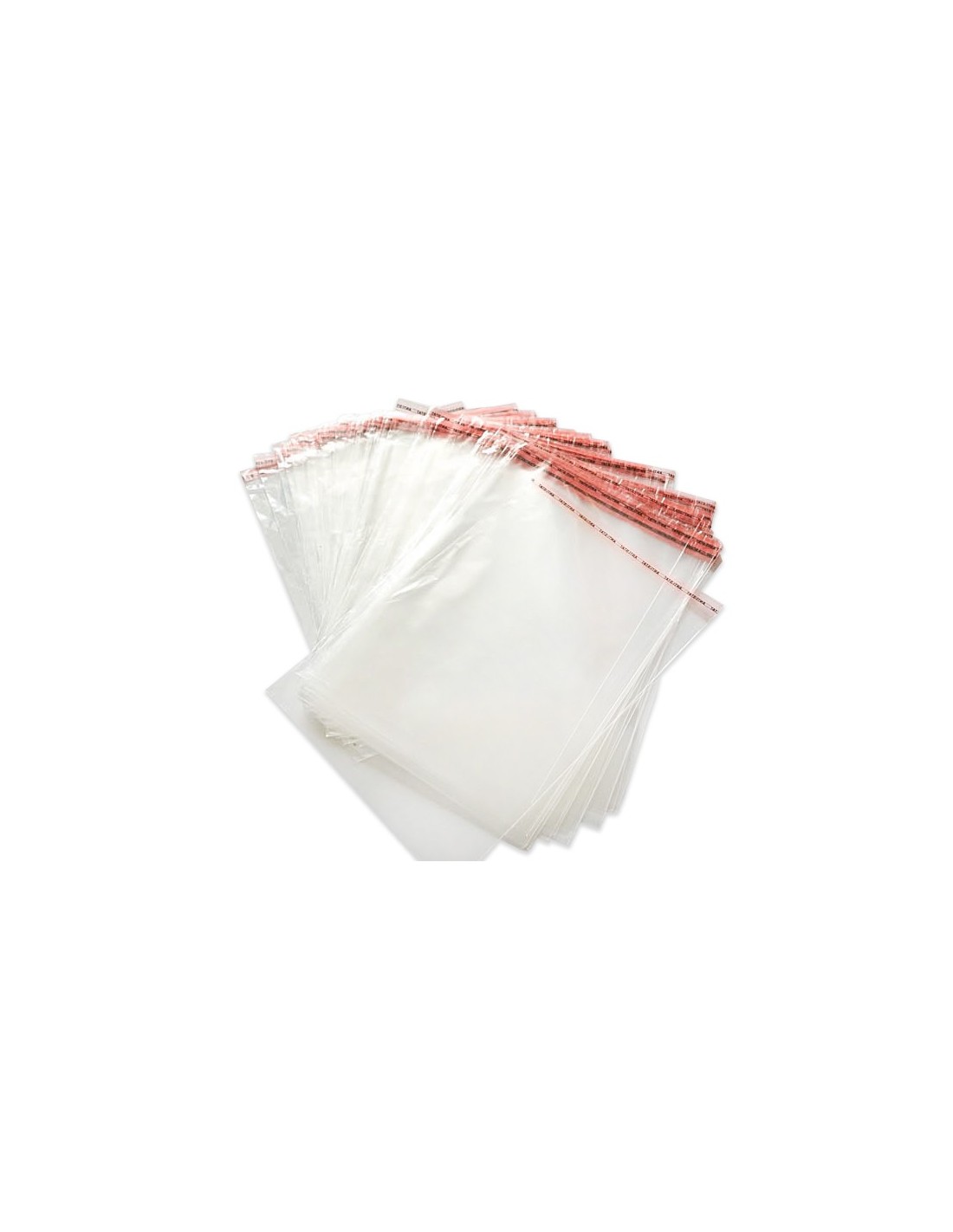 Sachet plat en PP (35x43+3/25) - 100 feuilles Sachet plat en PP (35x43+3/25) - 100 feuilles