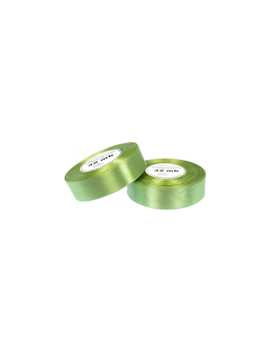 Ruban en satin khaki clair (12mm) 32m Ruban en satin khaki clair (12mm) 32m