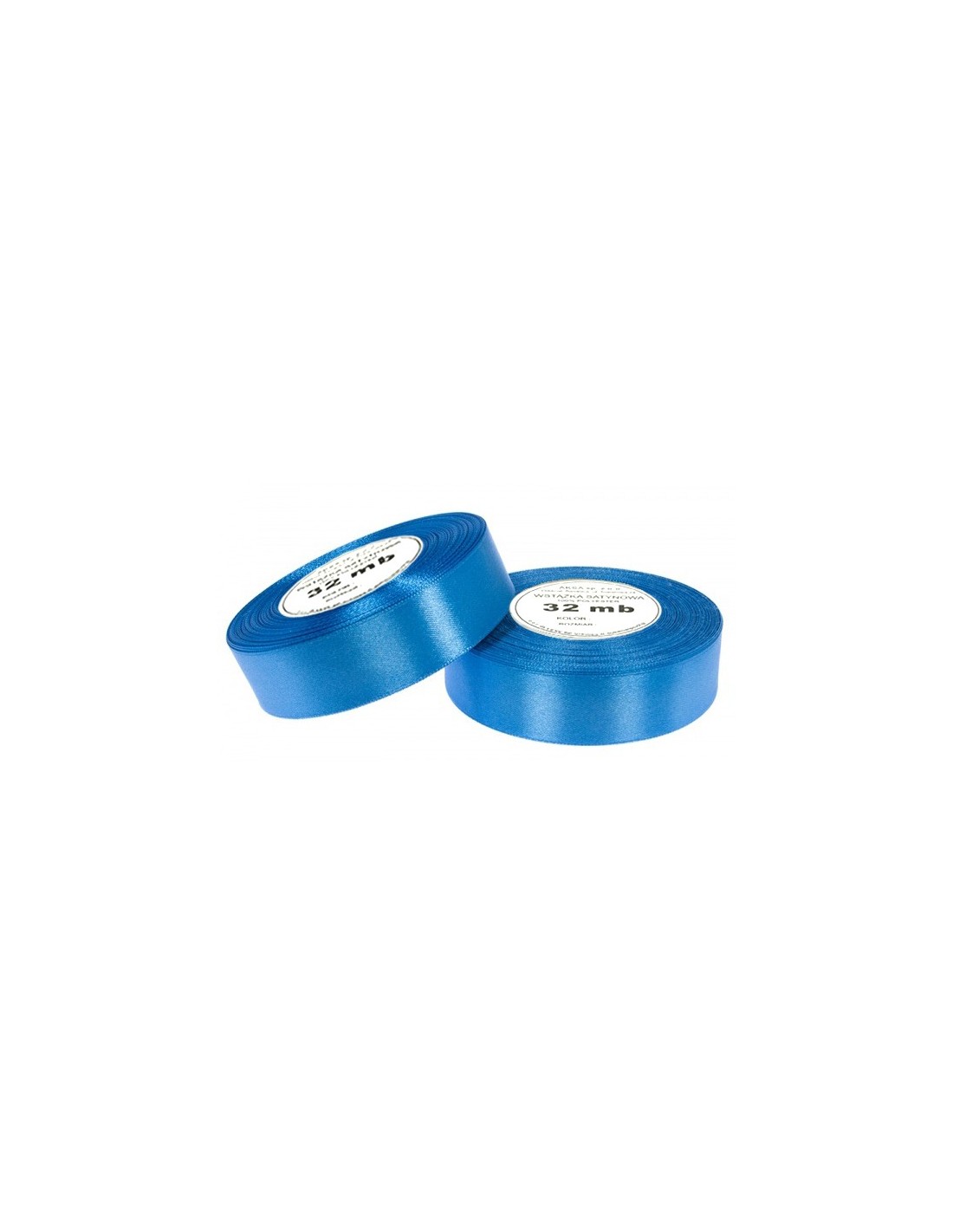Ruban en satin turquoise clair (12mm) 32m Ruban en satin turquoise clair (12mm) 32m