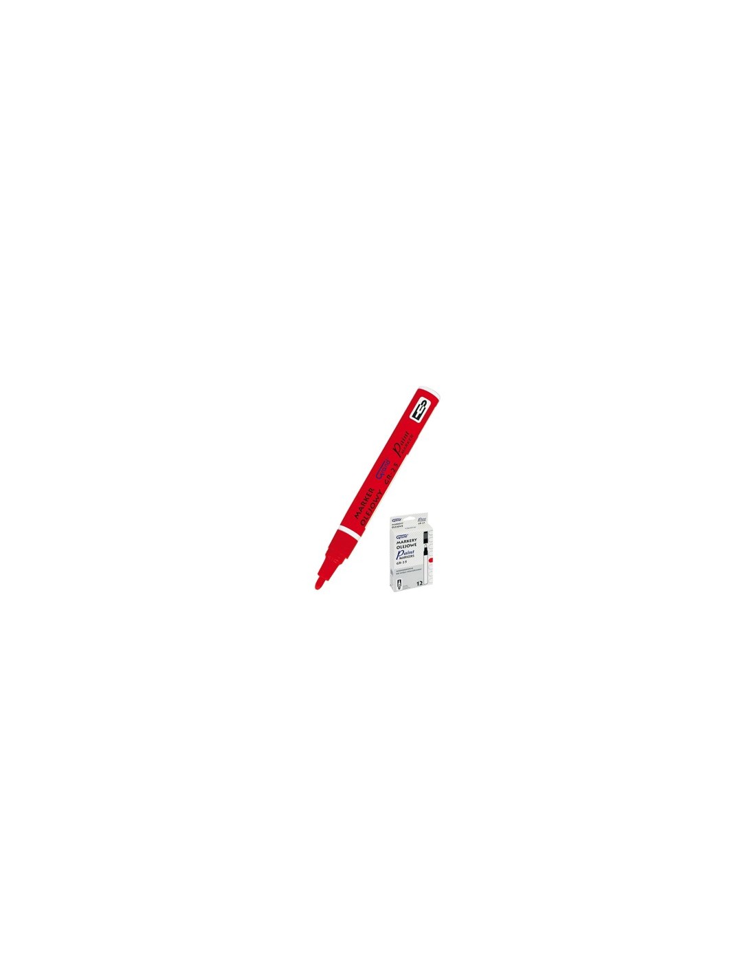 Marker olejowy GRAND GR-25 czerwony Marker olejowy GRAND GR-25 czerwony