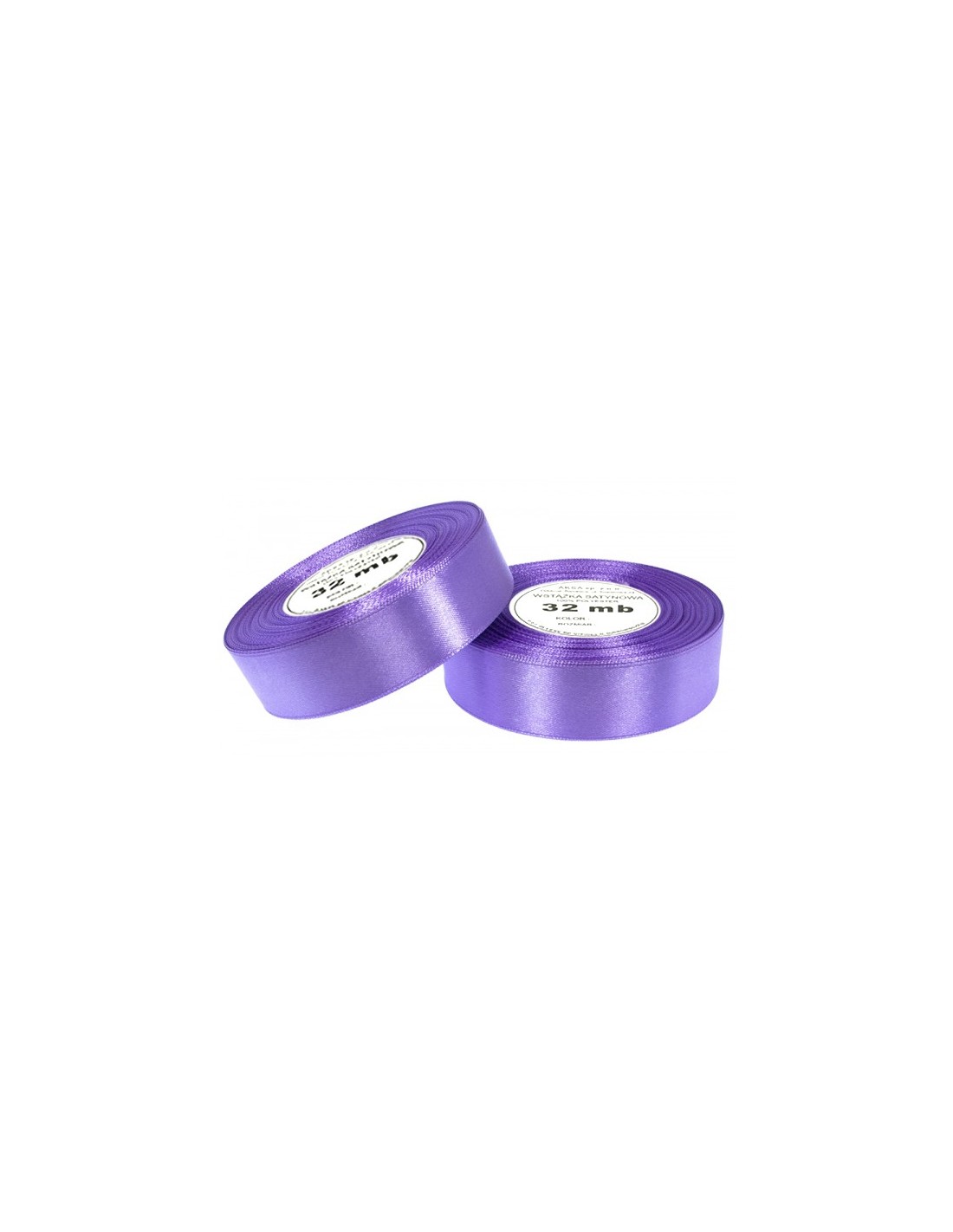 Ruban en satin violet (12mm) 32m Ruban en satin violet (12mm) 32m