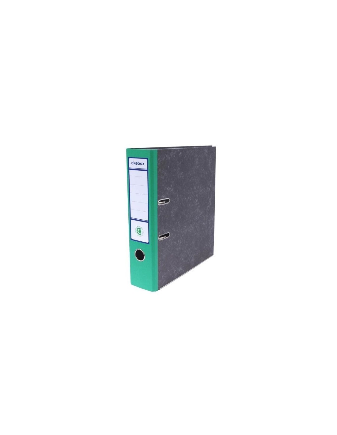 Segregator Ekobox 75mm marmurek grzbiet zielony Segregator Ekobox 75mm marmurek grzbiet zielony