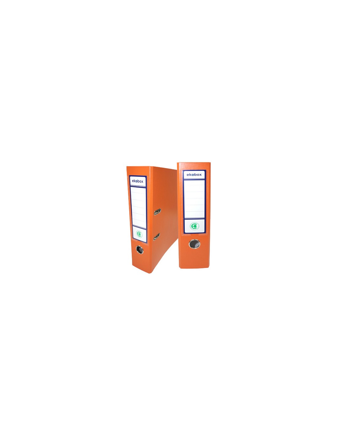 Classeur PP Ekobox 80mm orange - 20 pièces Classeur PP Ekobox 80mm orange - 20 pièces