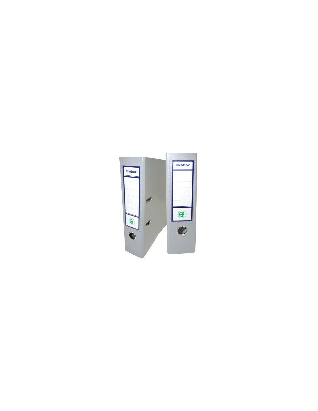 Classeur PP Ekobox 80mm gris - 20 pièces Classeur PP Ekobox 80mm gris - 20 pièces