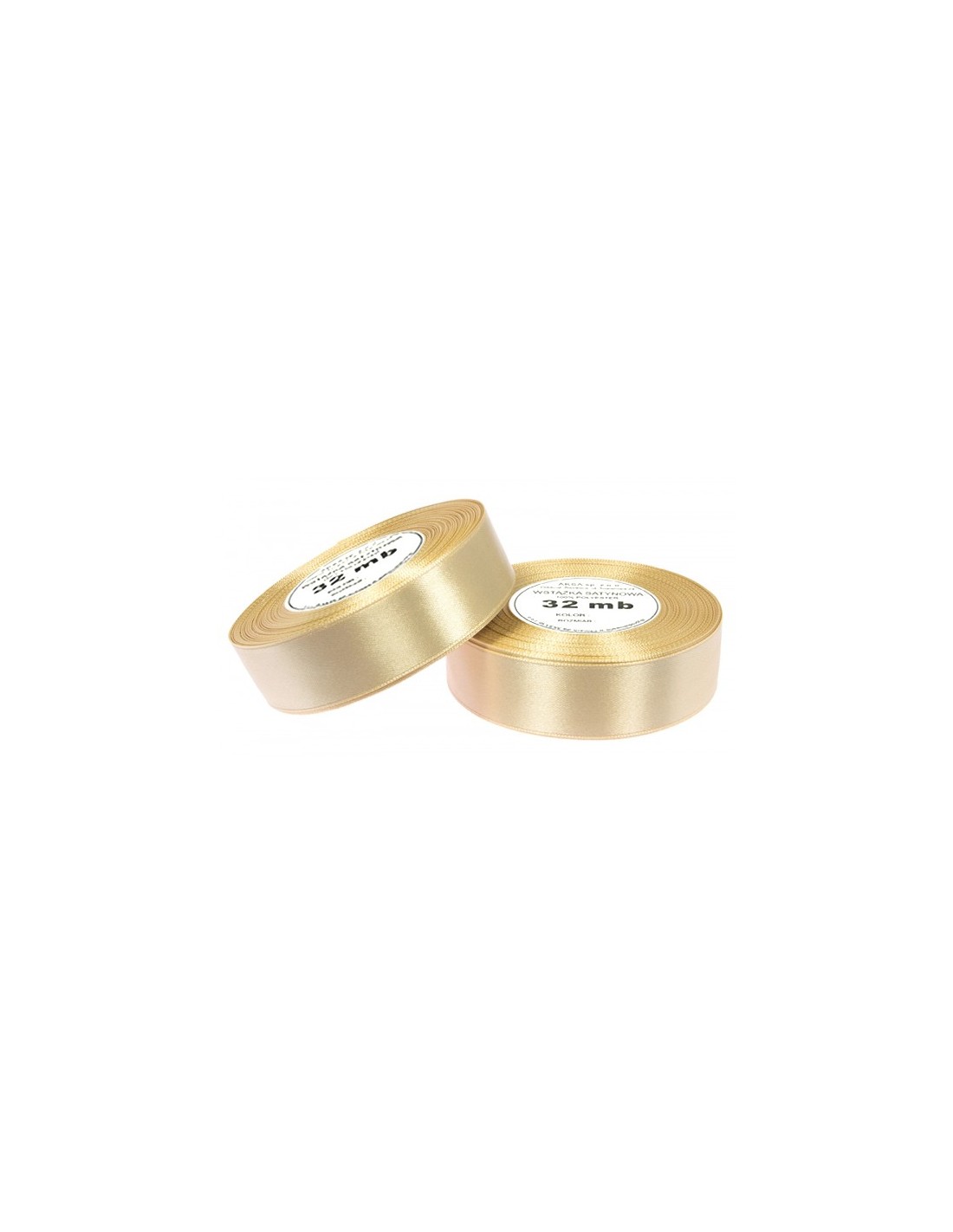 Ruban en satin cappuccino (12mm) 32m Ruban en satin cappuccino (12mm) 32m