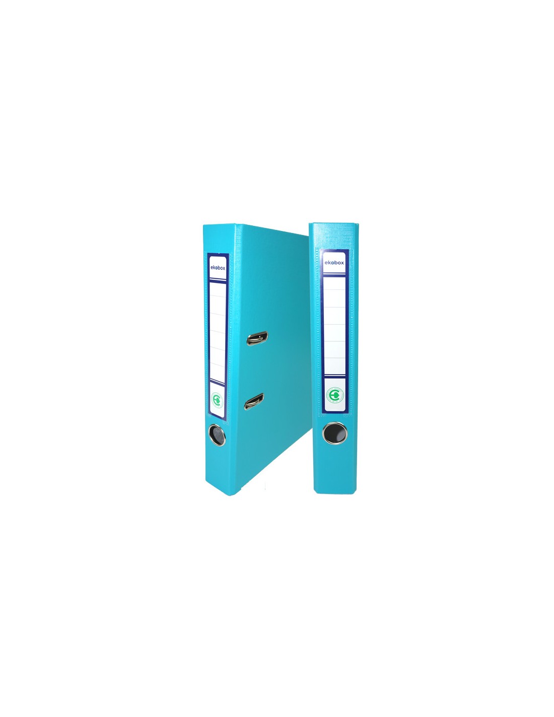 Classeur PP Ekobox 50mm turquoise - 25 pièces Classeur PP Ekobox 50mm turquoise - 25 pièces