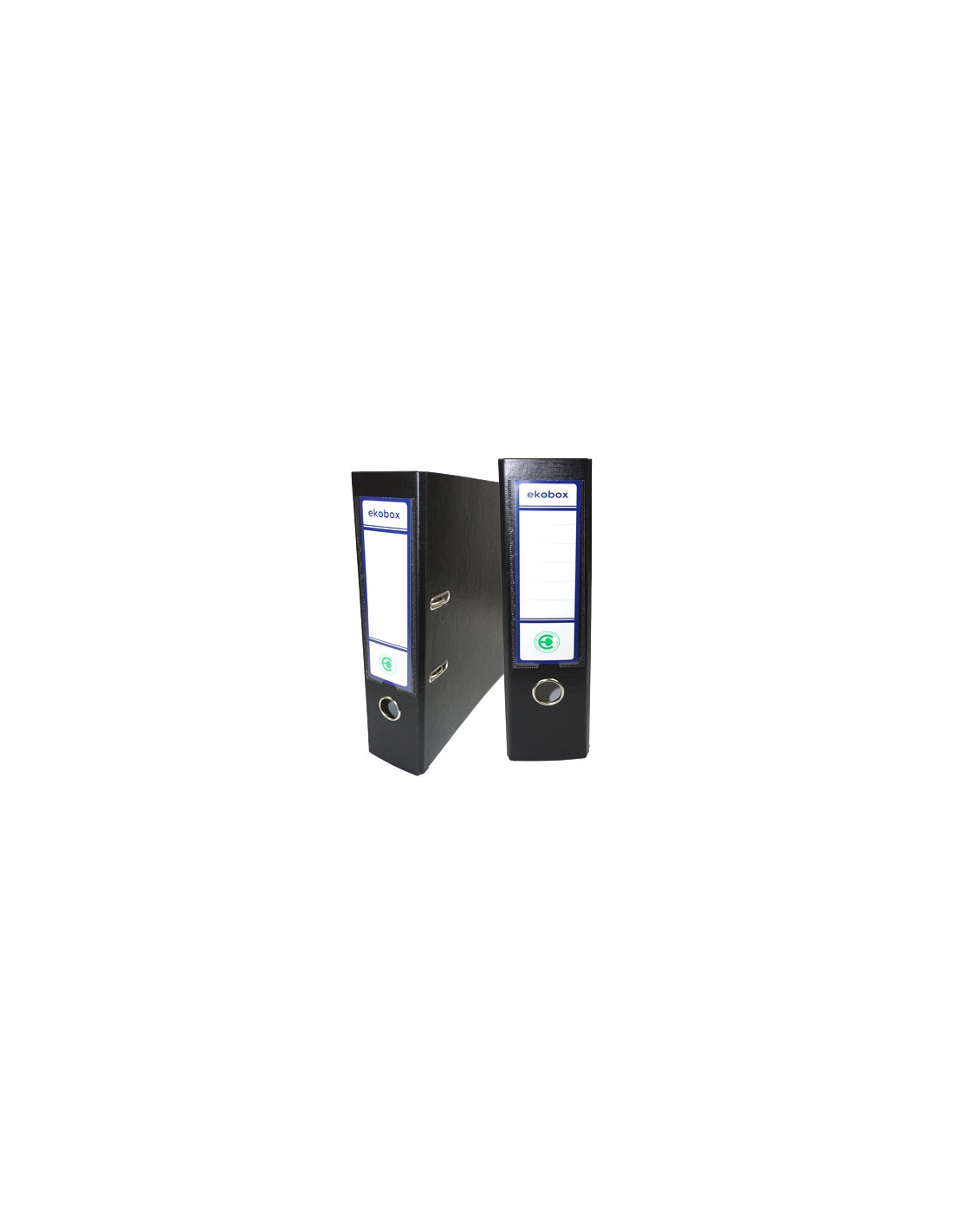 Classeur PP Ekobox 80mm noir - 20 pièces Classeur PP Ekobox 80mm noir - 20 pièces