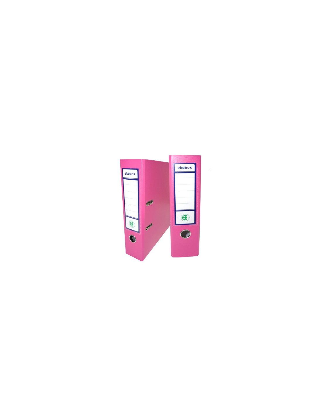Classeur PP Ekobox 80mm rose - 20 pièces Classeur PP Ekobox 80mm rose - 20 pièces