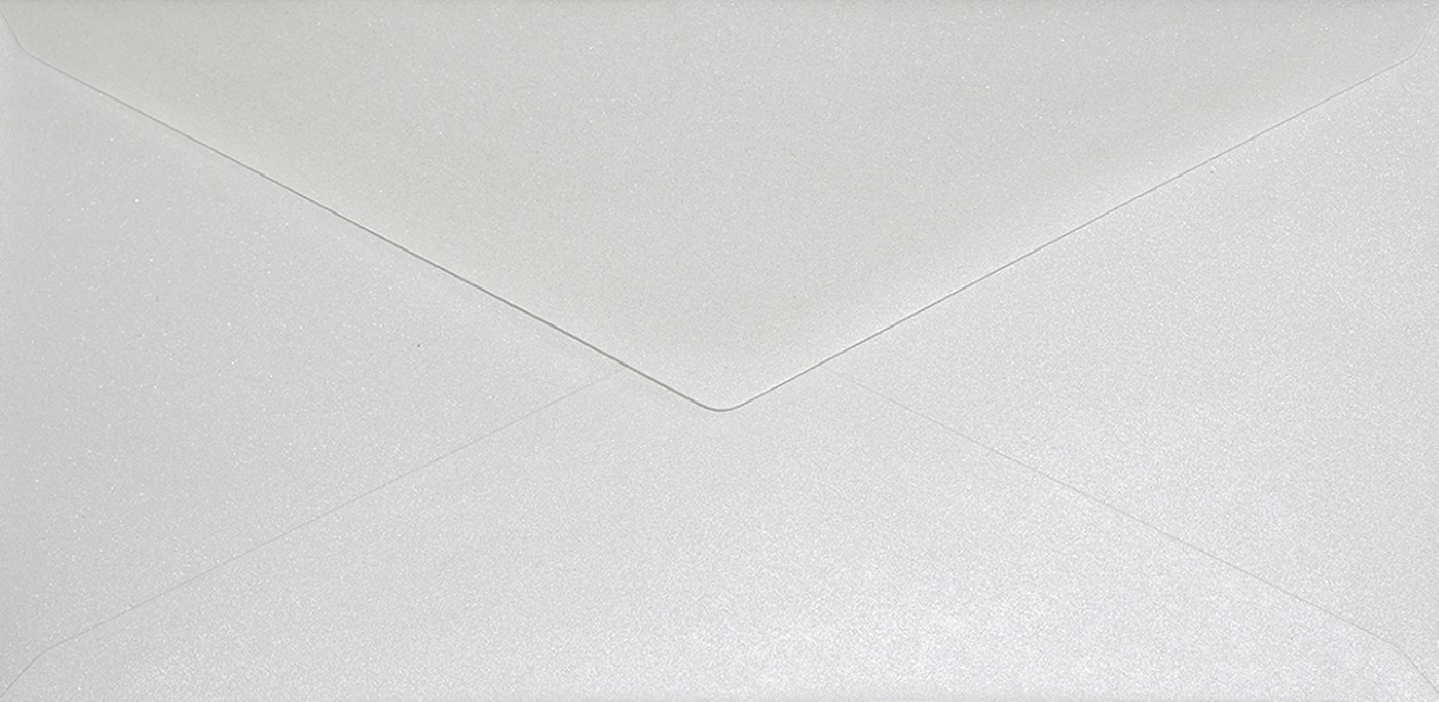 Koperta ozdobna DL NK Sirio Pearl Delta Ice White biała 110g Koperta ozdobna DL NK Sirio Pearl Delta Ice White biała 110g