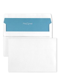Enveloppe commerciale blanche C6 (11,4x16,2cm) autocollant - 1000 pièces