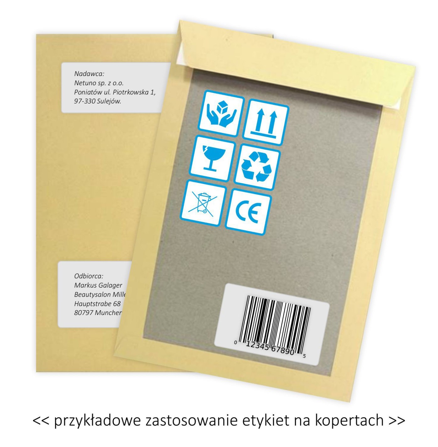 Etykiety samoprzylepne EME12 245x35 (6) 100A4 Etykiety samoprzylepne EME12 245x35 (6) 100A4