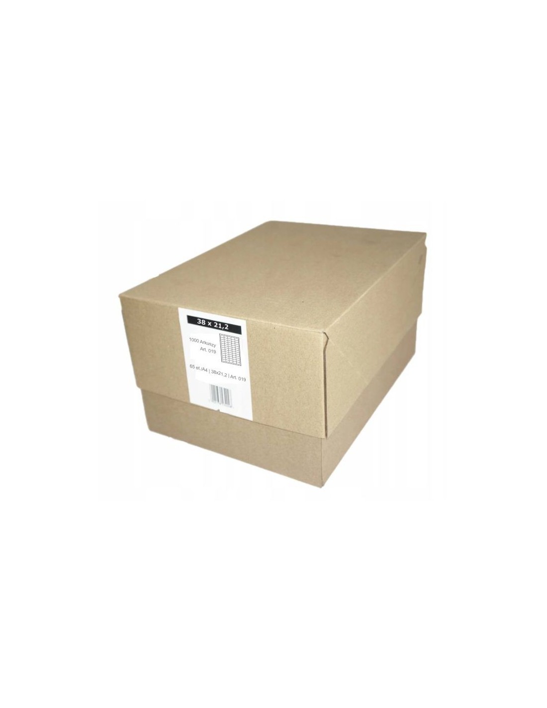 Etykiety samoprzylepne EME19 38x21,2 (65) 1000A4 Etykiety samoprzylepne EME19 38x21,2 (65) 1000A4