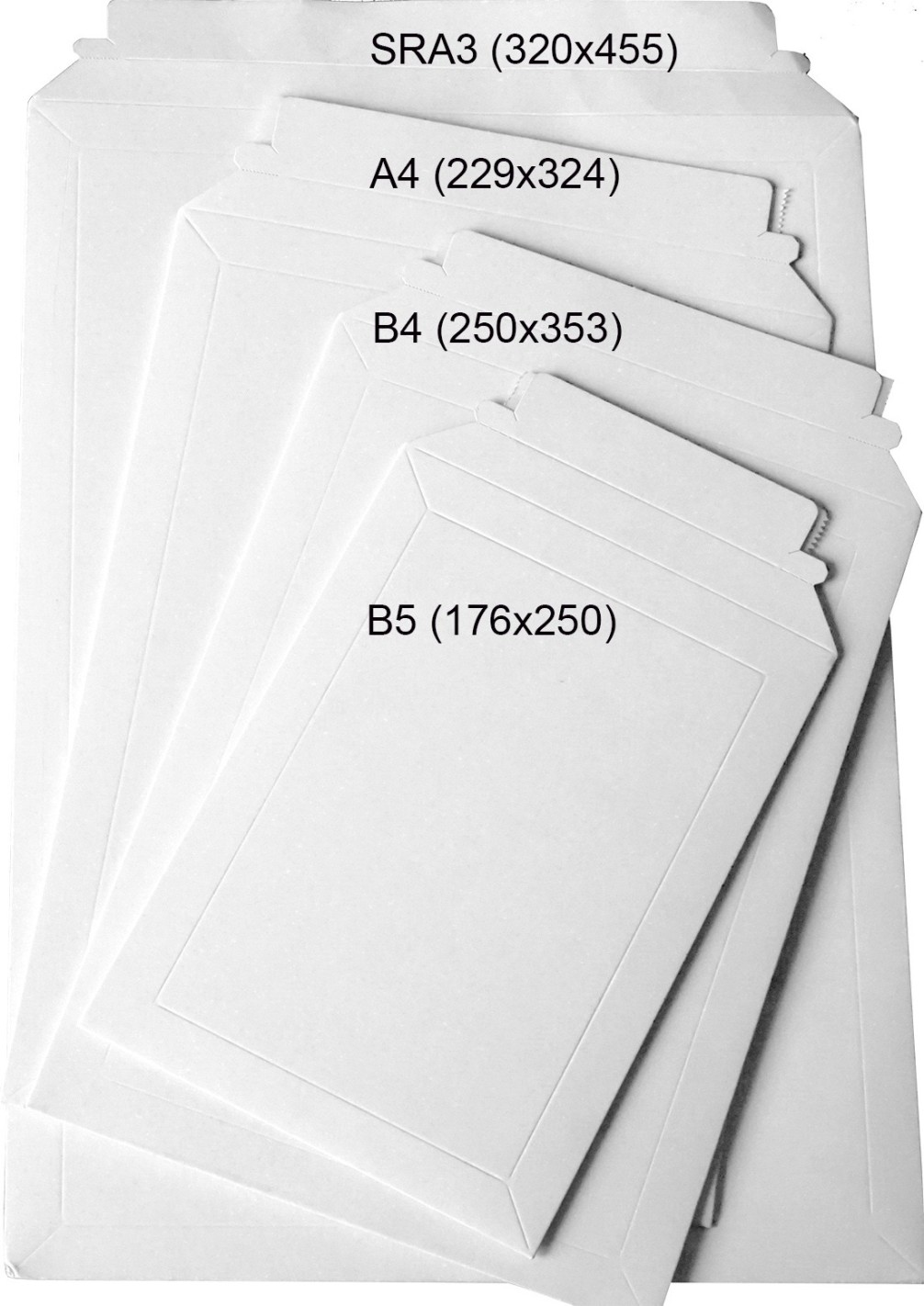 Pochette d'expédition en carton A4 (22,9x32,4cm) 450g - 100 pièces Pochette d'expédition en carton A4 (22,9x32,4cm) 450g - 100 pièces