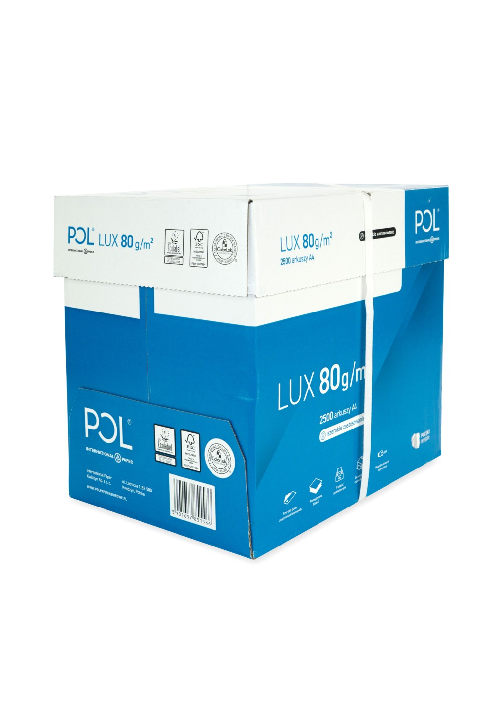 Papier è photocopier Pollux 80g blanc 500A4 Papier è photocopier Pollux 80g blanc 500A4