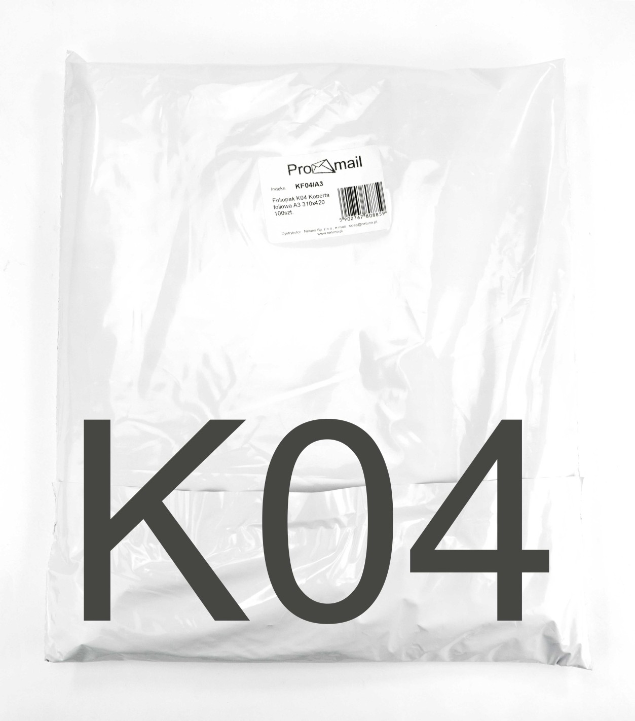 Pochette d'expédition en plastique K04 A3 (31x42cm) - 100 pièces Pochette d'expédition en plastique K04 A3 (31x42cm) - 100 pièces