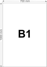 Papier Offset blanc 250g (70x100cm) - 100 feuilles
