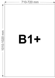 Papier Olin 350g Smooth White 72x102 R100