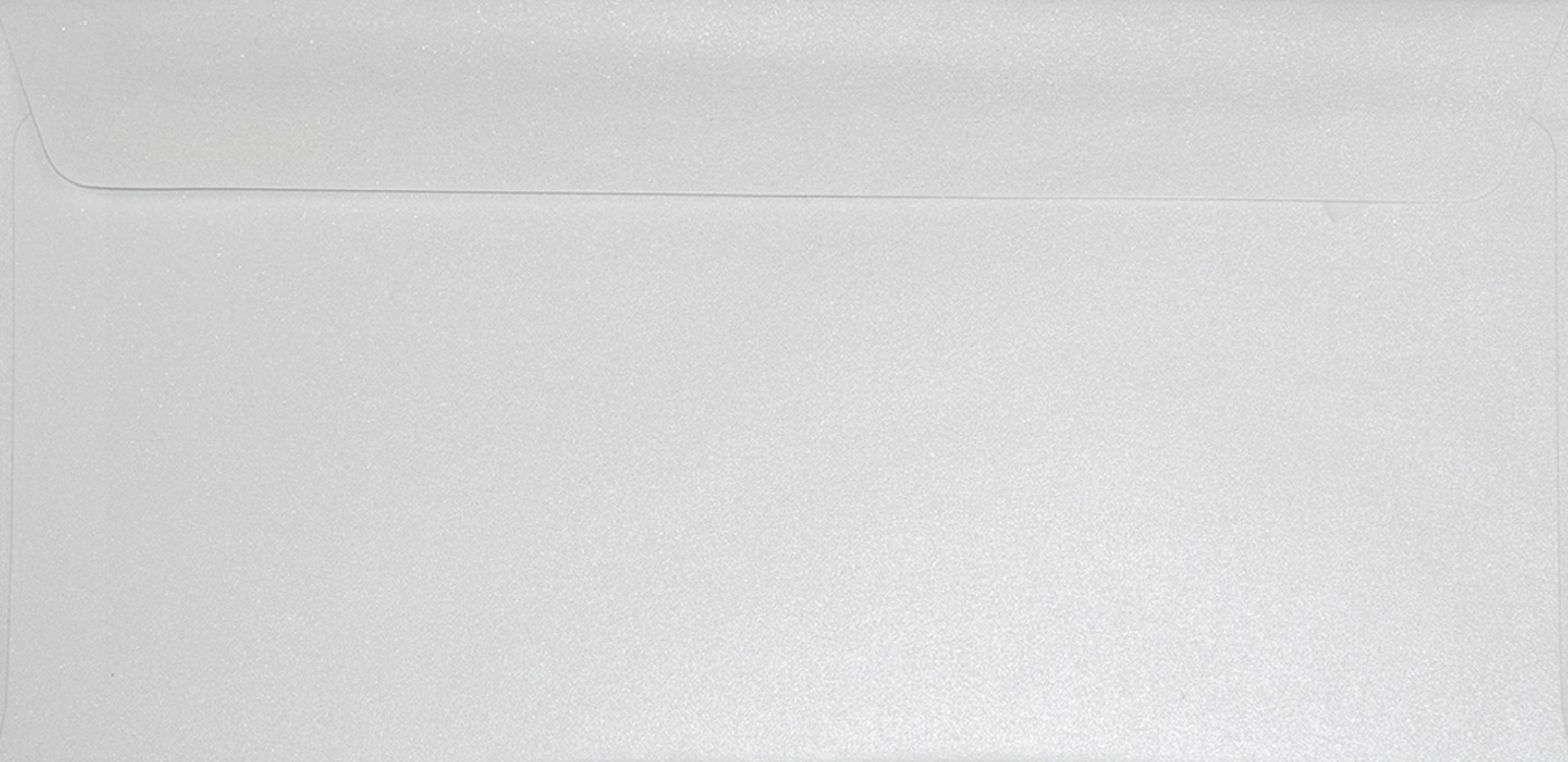 Koperta ozdobna DL HK Sirio Pearl Ice White biała 11x22 110g Koperta ozdobna DL HK Sirio Pearl Ice White biała 11x22 110g
