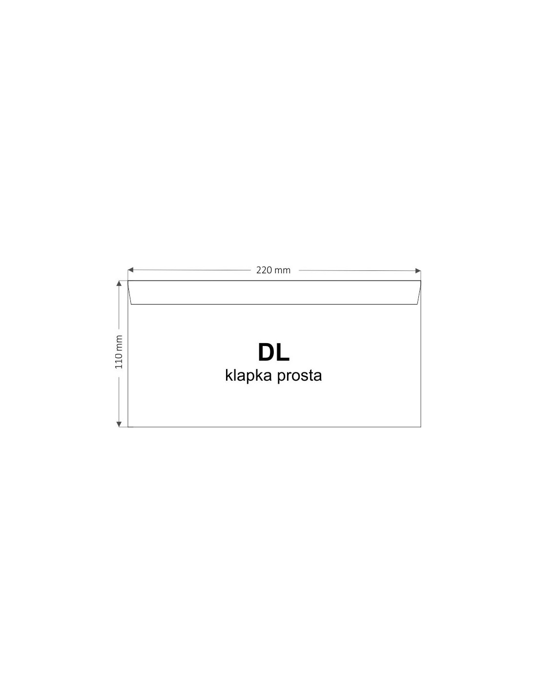 Koperta ozdobna DL HK Plike Black czarna 140g Koperta ozdobna DL HK Plike Black czarna 140g