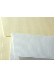 Koperta ozdobna kwadratowa fakturowana K4 17x17cm HK Acquerello Bianco biała 120g