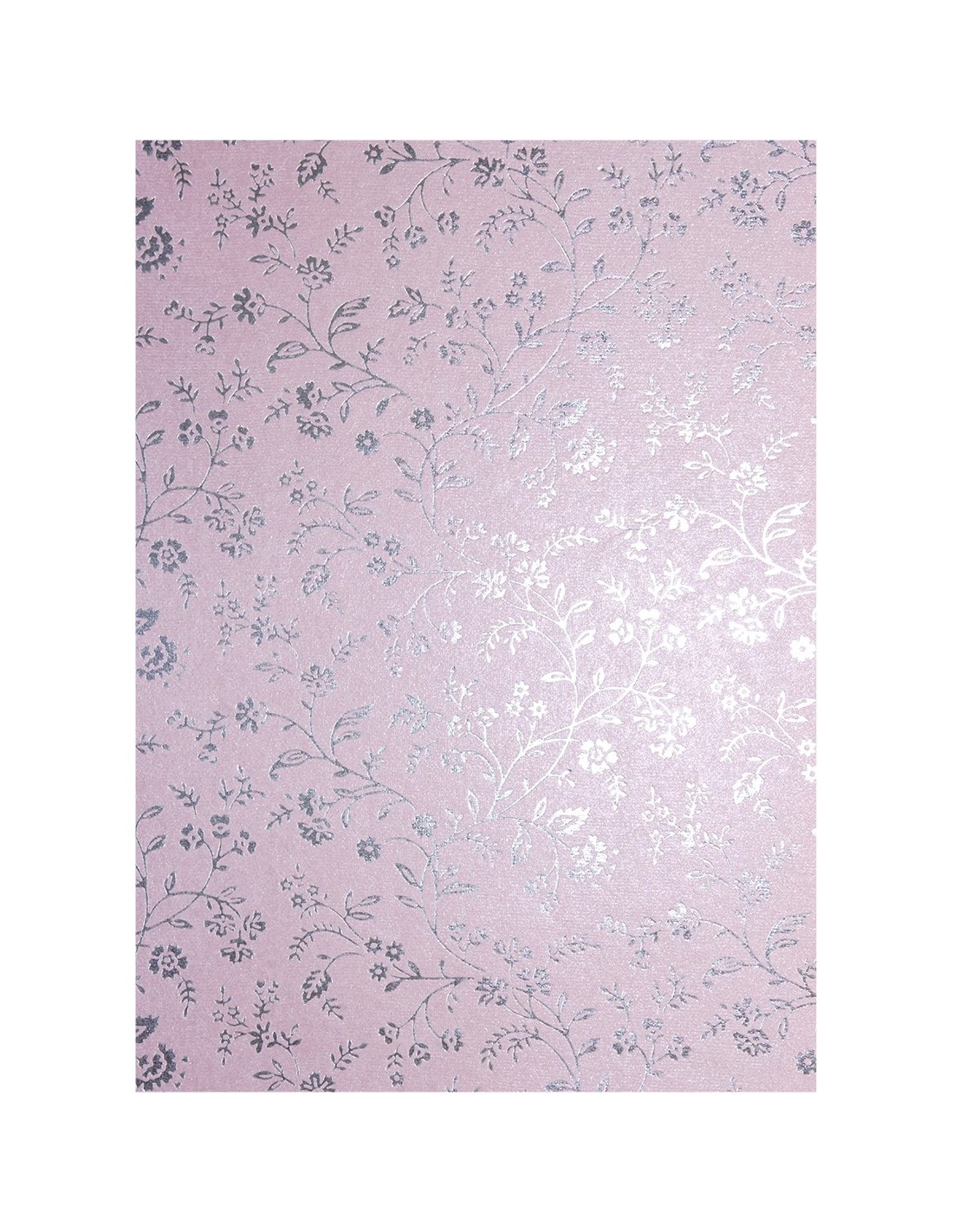 Papier décoratif métallisé sombre rose è argent fleurs 18x25 5pc. Papier décoratif métallisé sombre rose è argent fleurs 18x25 5pc.