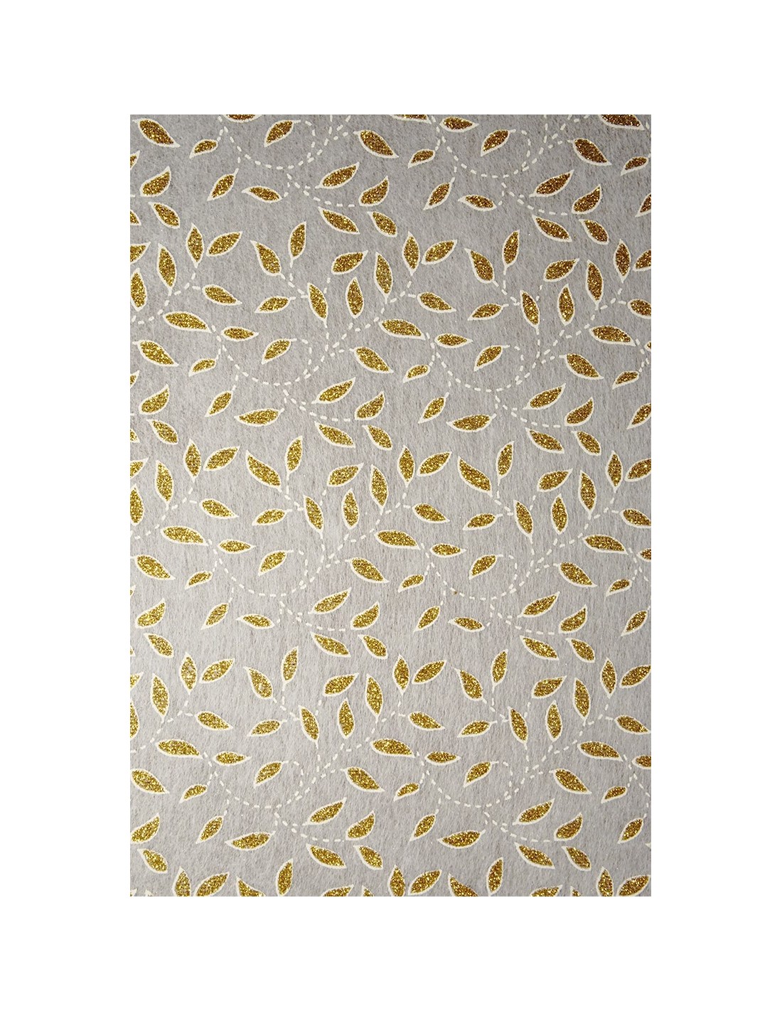 Papier molletonné décoratif écru è l'or paillettes feuilles 19x29 5pc. Papier molletonné décoratif écru è l'or paillettes feuilles 19x29 5pc.