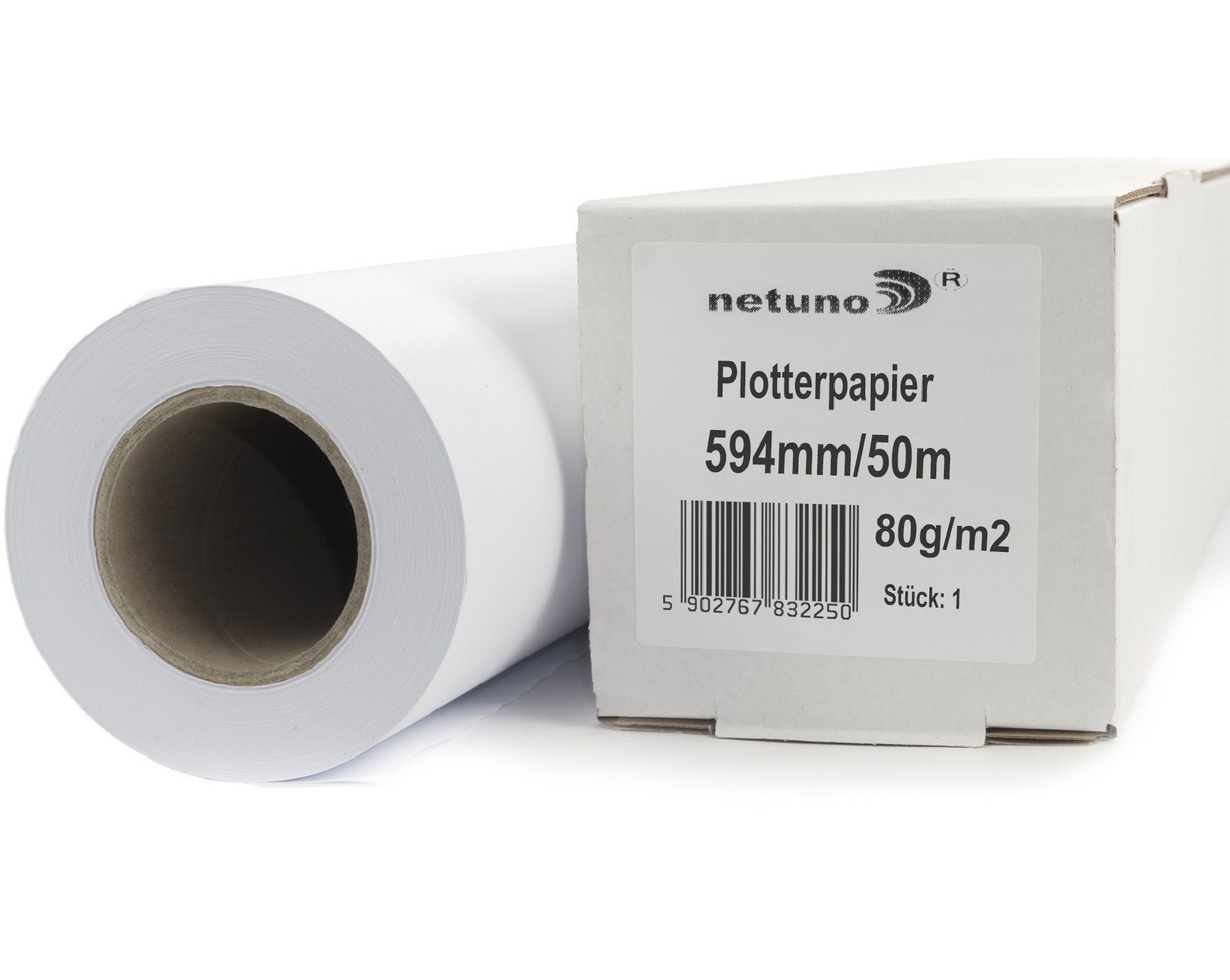 Papier pour traceur en rouleau 594/50mb 80g Papier pour traceur en rouleau 594/50mb 80g