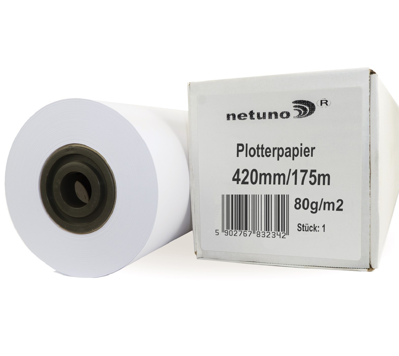 Papier pour traceur et photocopieur en rouleau 420/175mb 80g Papier pour traceur et photocopieur en rouleau 420/175mb 80g