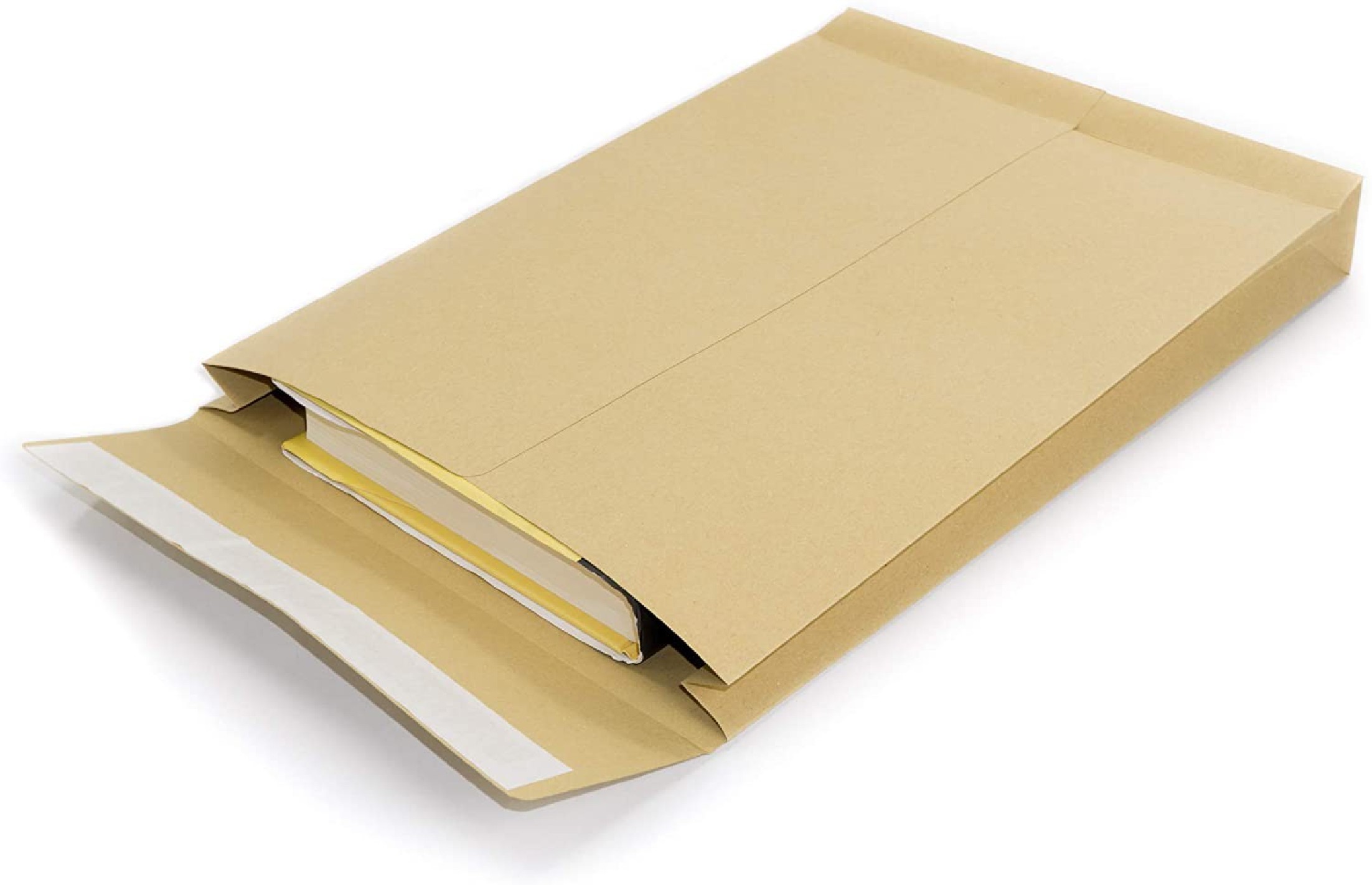 Enveloppe à soufflet marron C4 (23x32,4x4cm) bande adhesivé - 50 pièces Enveloppe à soufflet marron C4 (23x32,4x4cm) bande adhesivé - 50 pièces