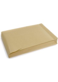 Enveloppe à soufflet marron B4 (25x35,3x4cm) bande adhesivé - 50 pièces