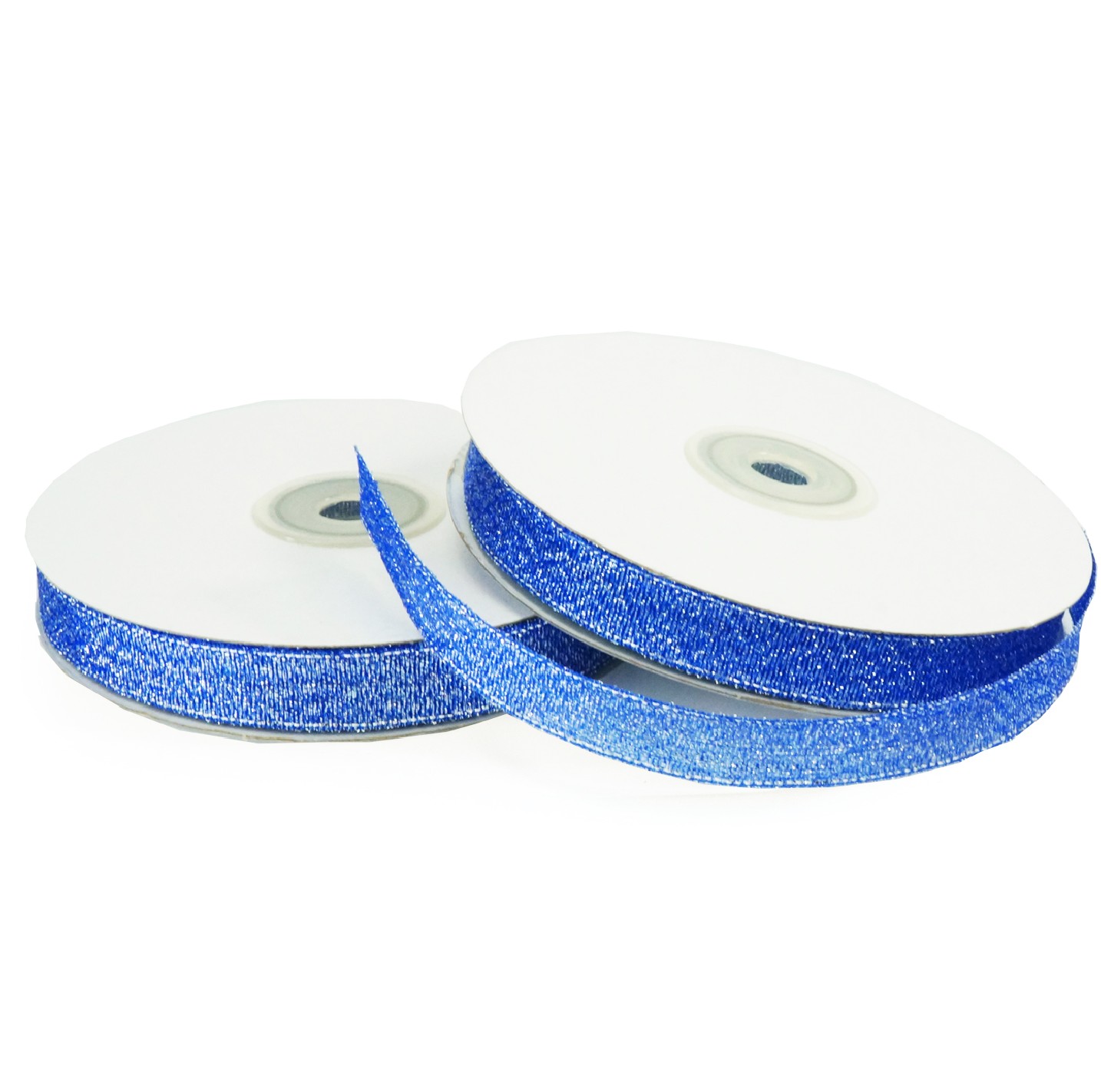 12mm WB7005 Wstążka brokatowa niebieska 32mb 12mm WB7005 Wstążka brokatowa niebieska 32mb