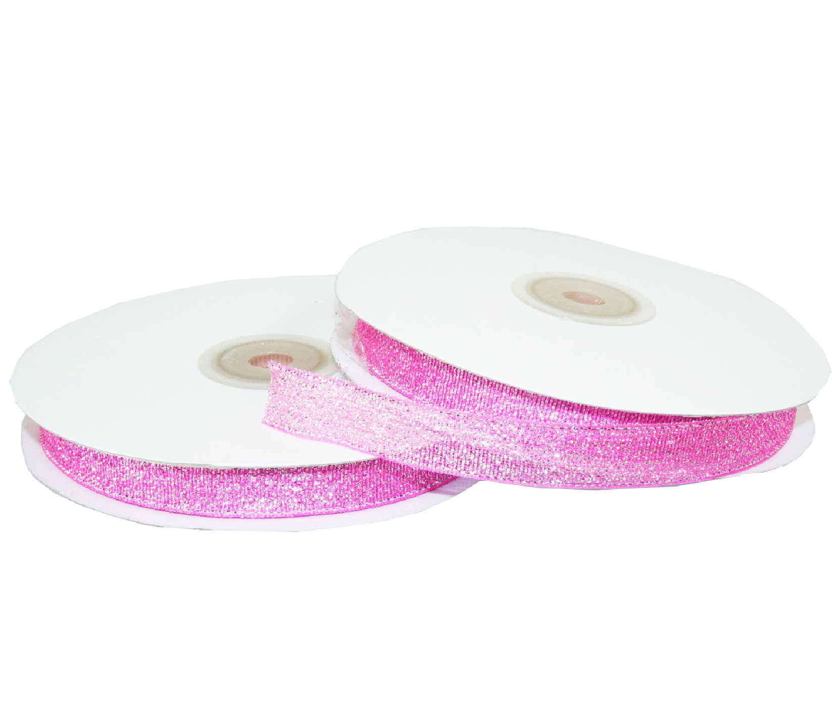 12mm WB7011 Wstążka brokatowa różowa 32mb 12mm WB7011 Wstążka brokatowa różowa 32mb