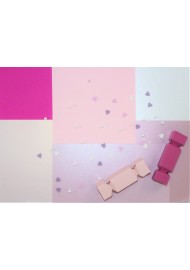 Zestaw papierów ozdobnych kolorowych różowych pak. 20A5