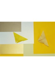 Zestaw papierów ozdobnych kolorowych żółtych pak. 20A5