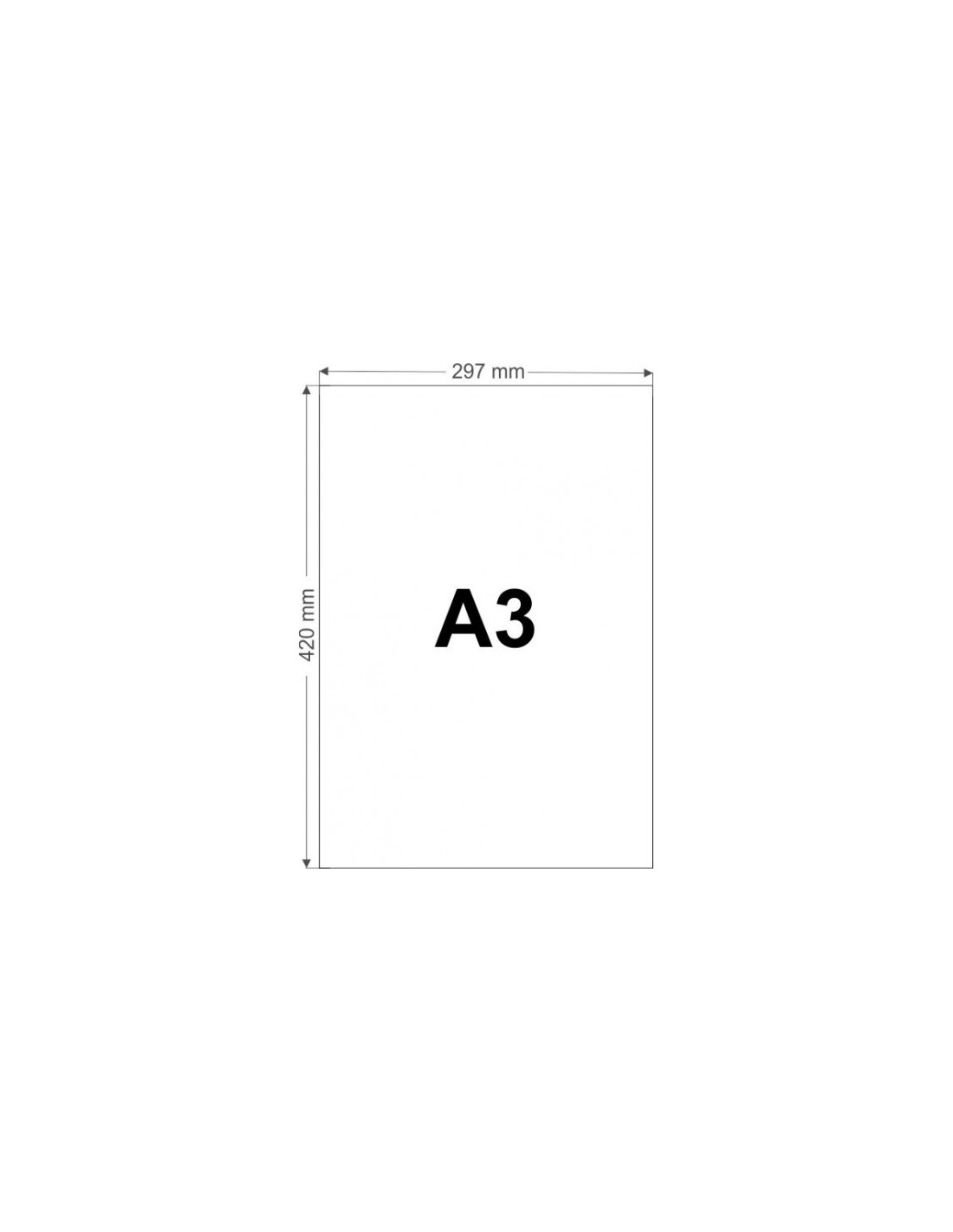 Papier Brystol biały 170g 100A3 Papier Brystol biały 170g 100A3