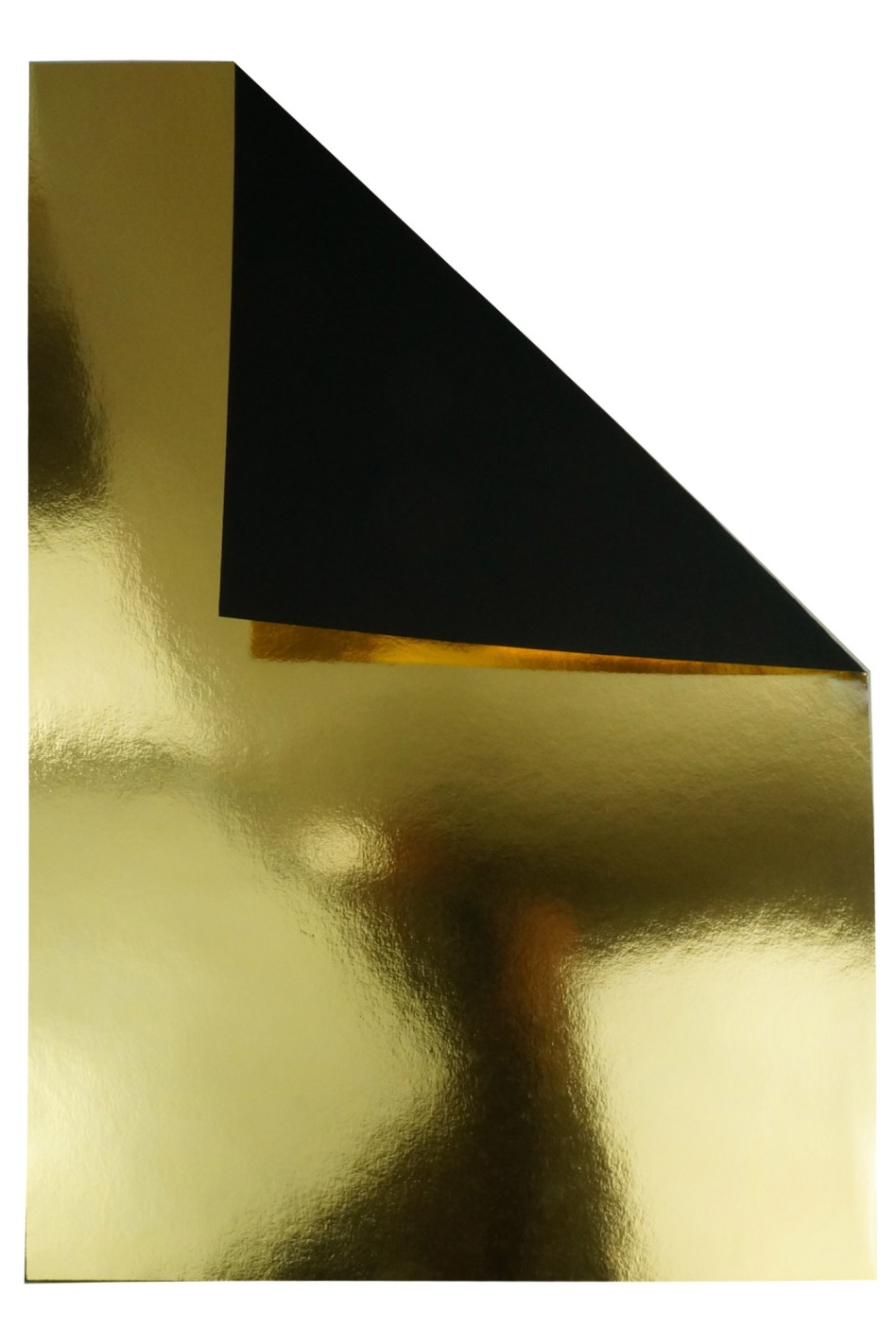 Papier ozdobny lustro Mirror 260g Gold / czarny spód B63 pak. 10A3 Papier ozdobny lustro Mirror 260g Gold / czarny spód B63 pak. 10A3