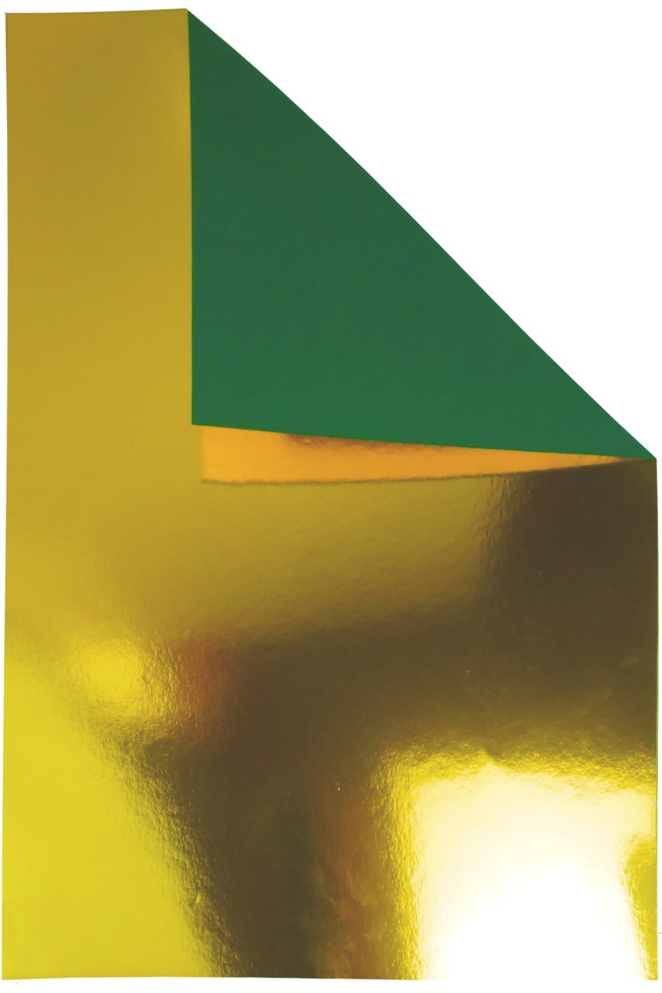 Papier ozdobny lustro Mirror 260g Gold / zielony spód B71 pak. 10A3 Papier ozdobny lustro Mirror 260g Gold / zielony spód B71 pak. 10A3
