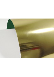 Papier ozdobny lustro Mirror 260g Gold / zielony spód B71 pak. 10A5