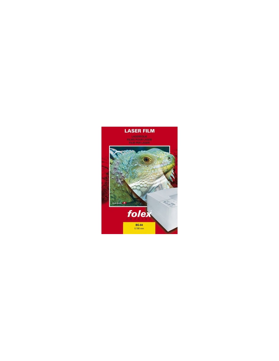 FOLEX FOLAPROOF LASER FILM è Film transparent sur les deux faces mat pour imprimantes laser pak 100A3 FOLEX FOLAPROOF LASER FILM è Film transparent sur les deux faces mat pour imprimantes laser pak 100A3