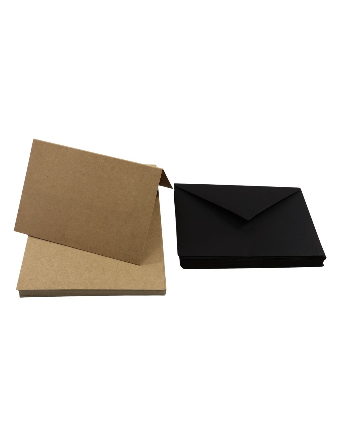 Papeteria / zestaw ekologiczny EKO PLUS Kraft 340g A5 big. + koperta C6 Nero - 25szt. Papeteria / zestaw ekologiczny EKO PLUS Kraft 340g A5 big. + koperta C6 Nero - 25szt.