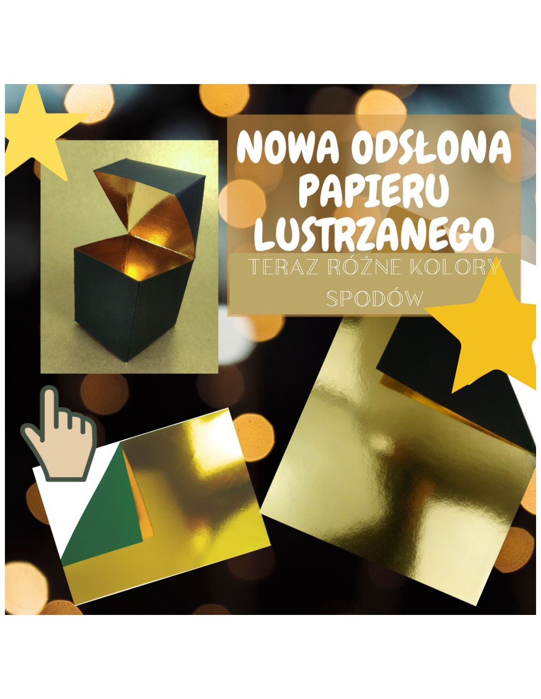 Papier Mirror 260g Gold / bordo B76 68x97 R100 Papier Mirror 260g Gold / bordo B76 68x97 R100