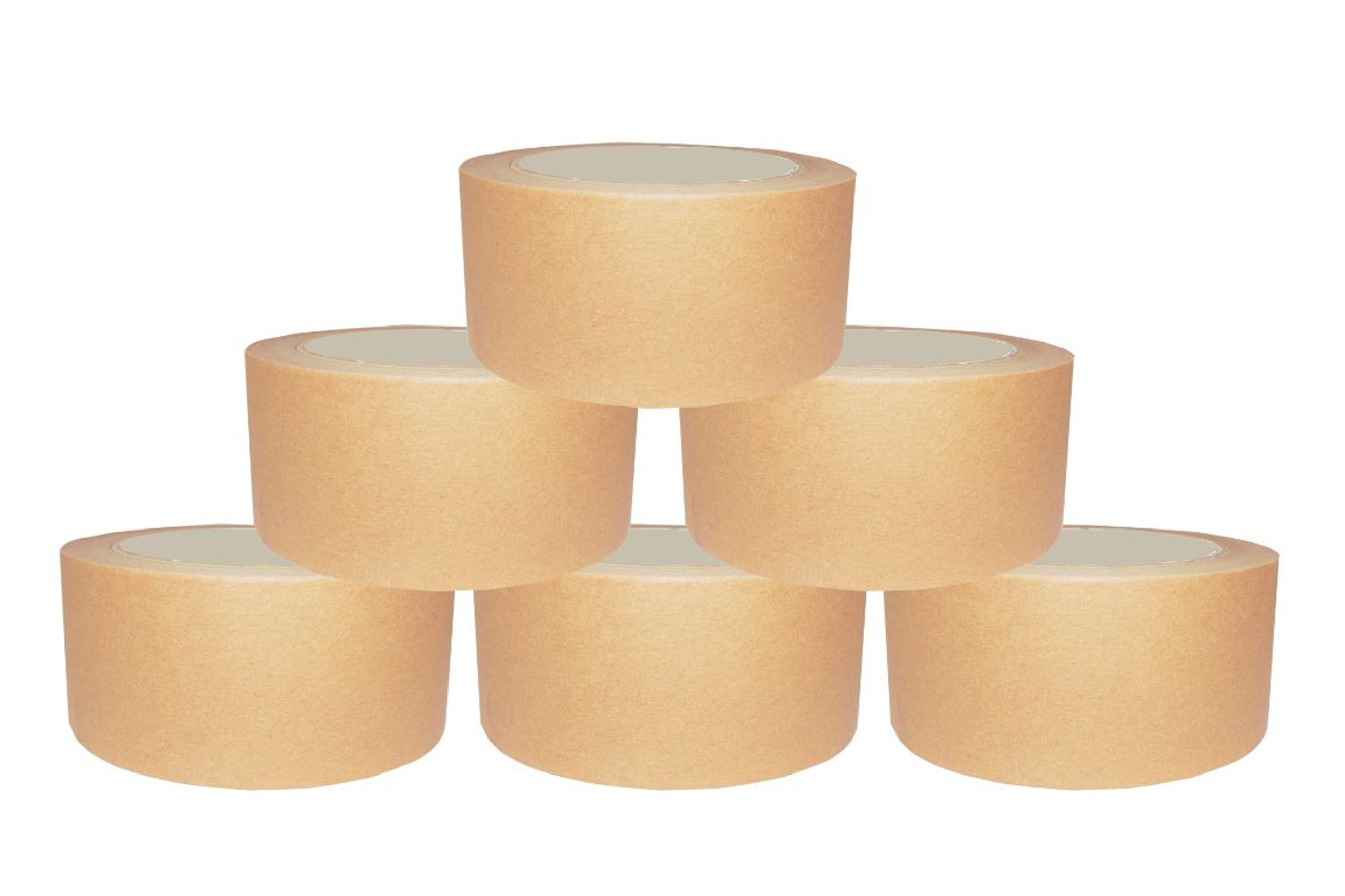 Taśma papierowa Kraft hotmelt brązowa 48x50yd Taśma papierowa Kraft hotmelt brązowa 48x50yd