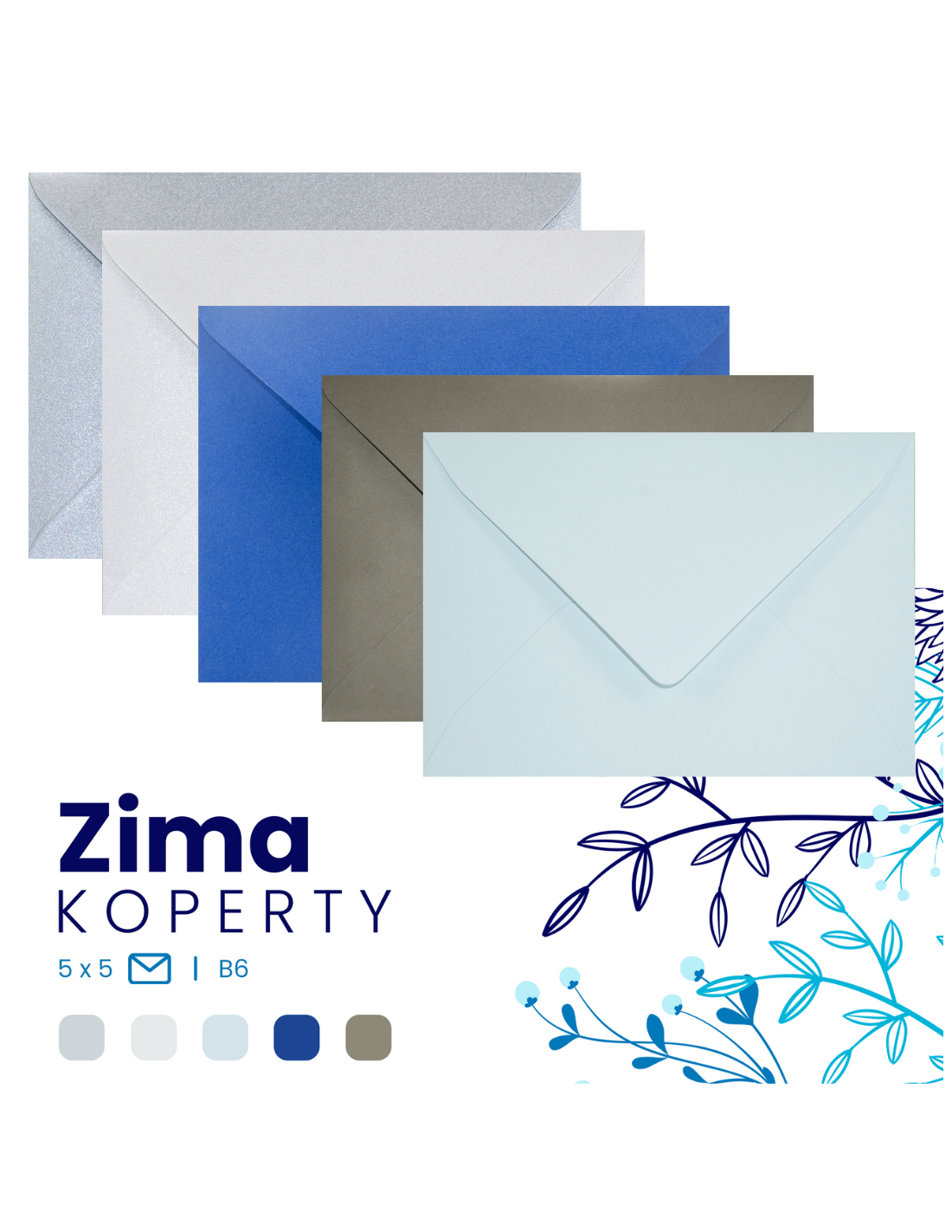 Zestaw mix kopert B6 NK Zima - 25szt. Zestaw mix kopert B6 NK Zima - 25szt.