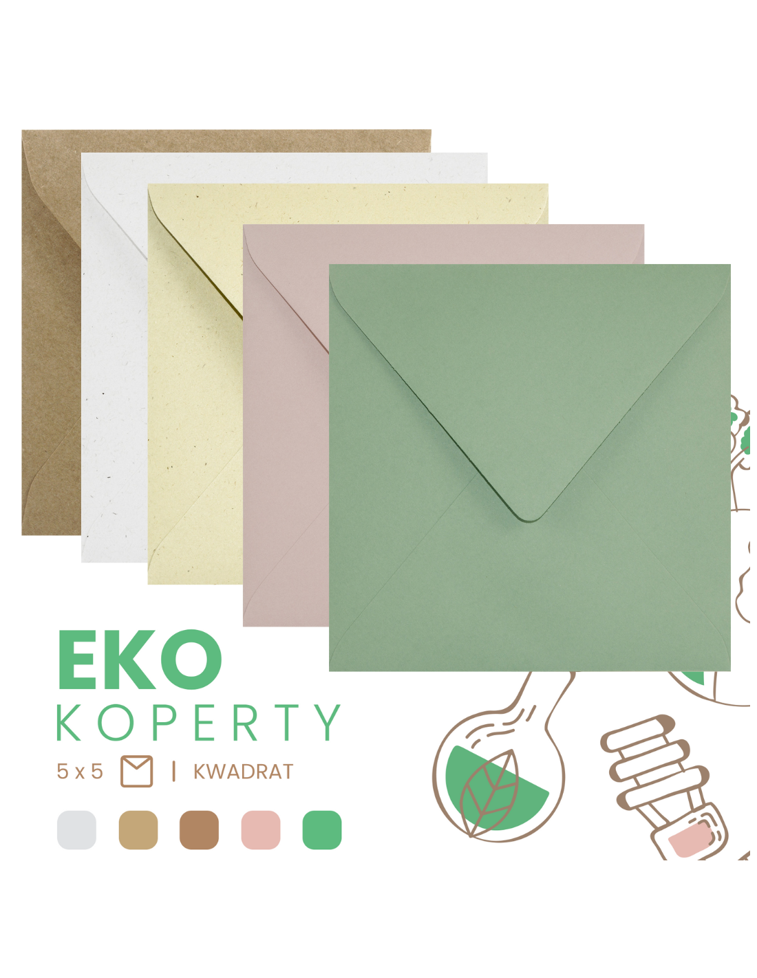Zestaw mix kopert K4 NK Eko - 25szt. Zestaw mix kopert K4 NK Eko - 25szt.