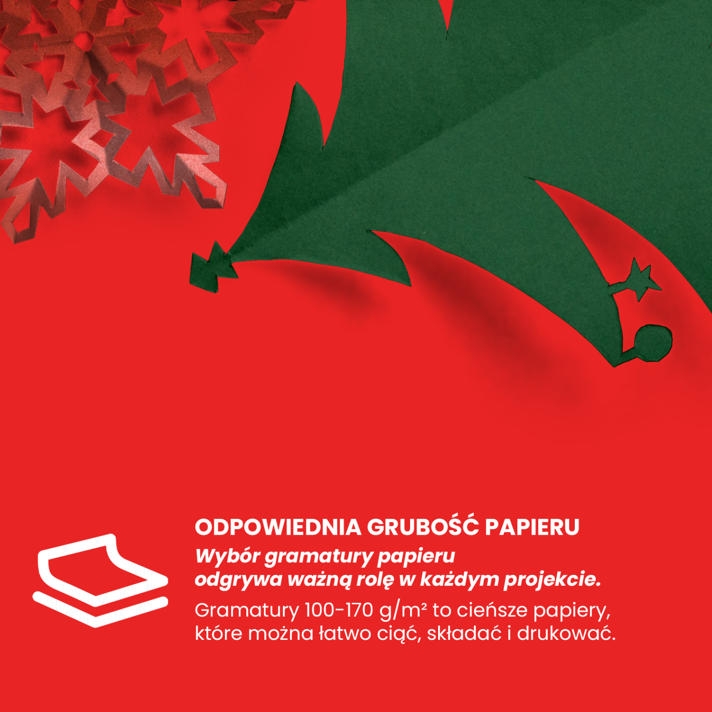 Zestaw papierów kolorowych Święta pak. 25A4 Zestaw papierów kolorowych Święta pak. 25A4