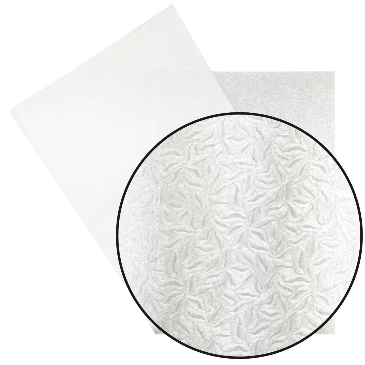 Papier texturé transparent 35g Kristall Prago feuilles blanc (70x100cm) Papier texturé transparent 35g Kristall Prago feuilles blanc (70x100cm)