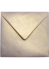 Koperta ozdobna kwadratowa K4 NK 15,3x15,3cm Aster Metallic Candy Pink Gold różowa opalizująca na złoto 120g