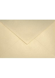 Koperta ozdobna C6 NK Aster Metallic Gold Ivory waniliowa 120g