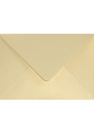 Koperta ozdobna B6 NK Aster Metallic Gold Ivory waniliowa 120g
