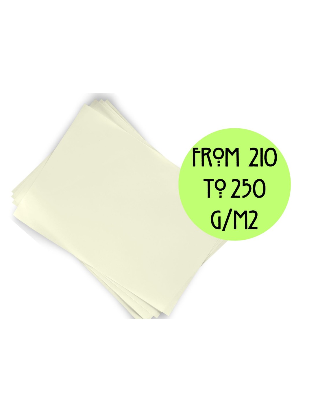 Papier ozdobny gładki brystol ecru pak. 50A6 Papier ozdobny gładki brystol ecru pak. 50A6